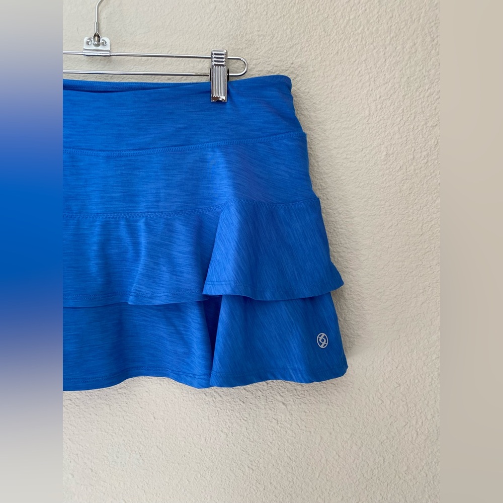 LIJA Blue Golf/Tennis Skort Skirt, Size Large - Picture 2 of 4